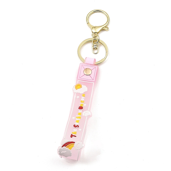 PandaHall Cloud PVC Rope Keychains, with Zinc Alloy Finding, for Bag Quicksand Bottle Pendant Decoration, Pink, 17.5cm Alloy Cloud Pink
PandaHall Cloud PVC Rope Keychains, with Zinc Alloy Finding, for Bag Quicksand Bottle Pendant Decoration, Pink, 17.5cm Alloy Cloud Pink
