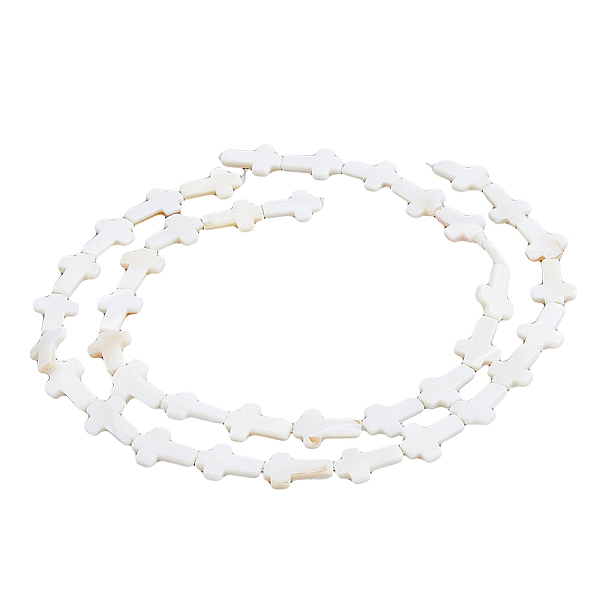 PandaHall DICOSMETIC 2 Strands Cross Natural Sea Shell Beads Strands, 16~17x11~12x2.5mm, Hole: 0.5mm, about 23pcs/strand, 14.90''(37.84cm)...
PandaHall DICOSMETIC 2 Strands Cross Natural Sea Shell Beads Strands, 16~17x11~12x2.5mm, Hole: 0.5mm, about 23pcs/strand, 14.90''(37.84cm)...