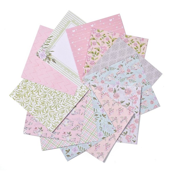 PandaHall Scrapbook Paper Pad, for DIY Album Scrapbook, Greeting Card, Background Paper, Square, Colorful, Floral Pattern, 15.2x15.2x0.02cm...
PandaHall Scrapbook Paper Pad, for DIY Album Scrapbook, Greeting Card, Background Paper, Square, Colorful, Floral Pattern, 15.2x15.2x0.02cm...