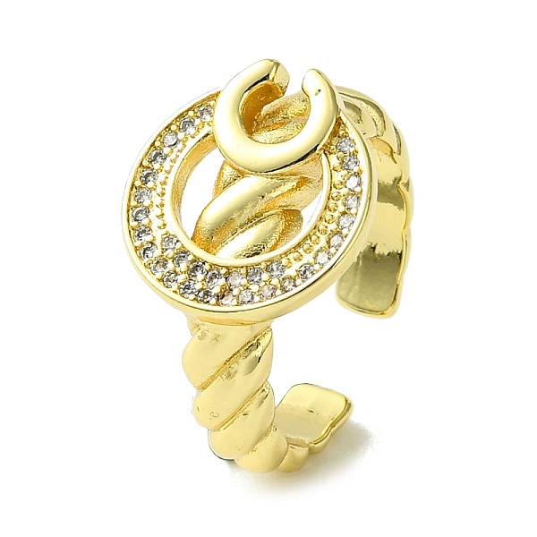 PandaHall Brass Micro Pave Cubic Zirconia Open Cuff Rings, Flat Round, Real 16K Gold Plated, US Size 8 1/4(18.3mm) Brass+Cubic Zirconia Flat..., Clear
PandaHall Brass Micro Pave Cubic Zirconia Open Cuff Rings, Flat Round, Real 16K Gold Plated, US Size 8 1/4(18.3mm) Brass+Cubic Zirconia Flat..., Clear