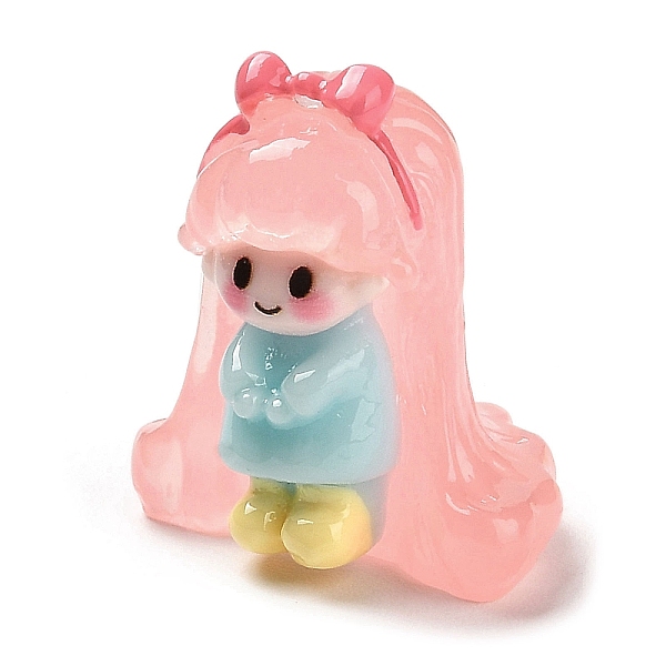 PandaHall Luminous Resin Cute Ornaments, Glow in the Dark, Micro Landscape Decoration, Girl, Light Sky Blue, 27.5x26x19mm Resin Human
PandaHall Luminous Resin Cute Ornaments, Glow in the Dark, Micro Landscape Decoration, Girl, Light Sky Blue, 27.5x26x19mm Resin Human