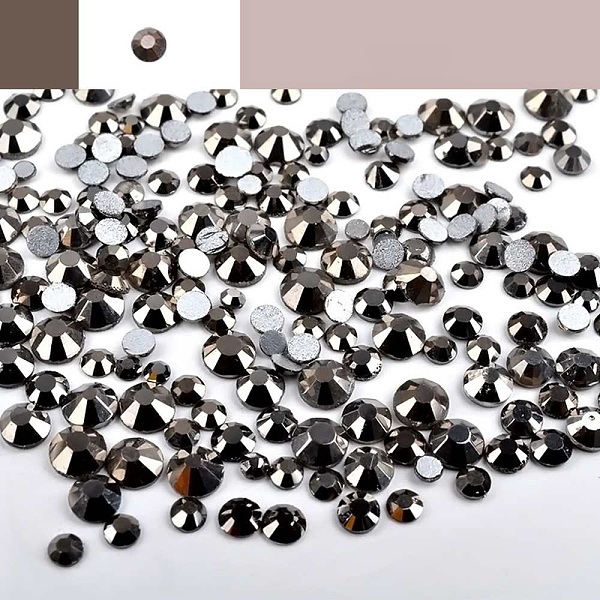 PandaHall Flat Back Glass Rhinestone Nail Art Decoration Accessories, Faceted, Flat Round, Hematite, 1.5~4mm, 300pcs/bag Rhinestone Flat..., Gray
PandaHall Flat Back Glass Rhinestone Nail Art Decoration Accessories, Faceted, Flat Round, Hematite, 1.5~4mm, 300pcs/bag Rhinestone Flat..., Gray