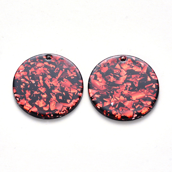 PandaHall Cellulose Acetate(Resin) Pendants, with Pailette/Sequins, Flat Round, FireBrick, 28x2.5mm, Hole: 1.5mm Cellulose Acetate Flat..., Red
PandaHall Cellulose Acetate(Resin) Pendants, with Pailette/Sequins, Flat Round, FireBrick, 28x2.5mm, Hole: 1.5mm Cellulose Acetate Flat..., Red