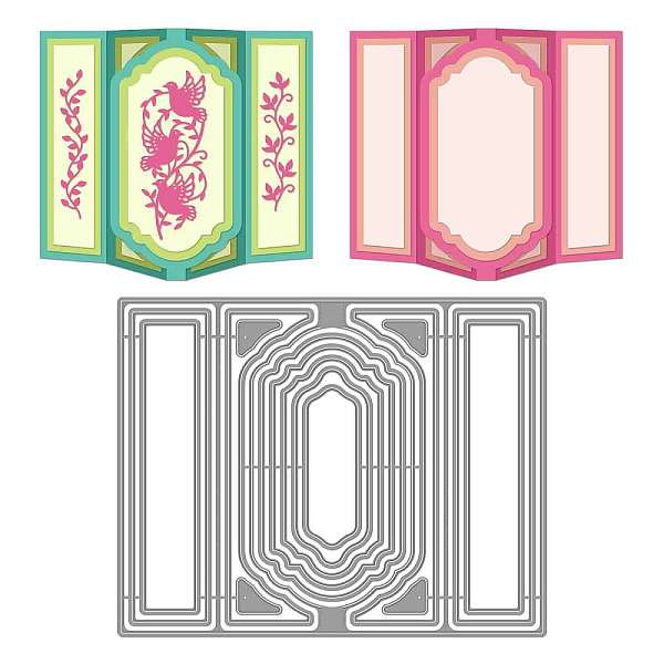 PandaHall GLOBLELAND 3D Card Shape Cut Dies Irregular Rectangle Background Cutting Die Standing Album Style Embossing Stencil Metal Die...
PandaHall GLOBLELAND 3D Card Shape Cut Dies Irregular Rectangle Background Cutting Die Standing Album Style Embossing Stencil Metal Die...