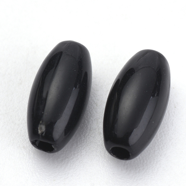 PandaHall Opaque Acrylic Beads, Rice, Black, 6x3mm, Hole: 1mm, about 231pcs/7g Acrylic Rice Black
PandaHall Opaque Acrylic Beads, Rice, Black, 6x3mm, Hole: 1mm, about 231pcs/7g Acrylic Rice Black