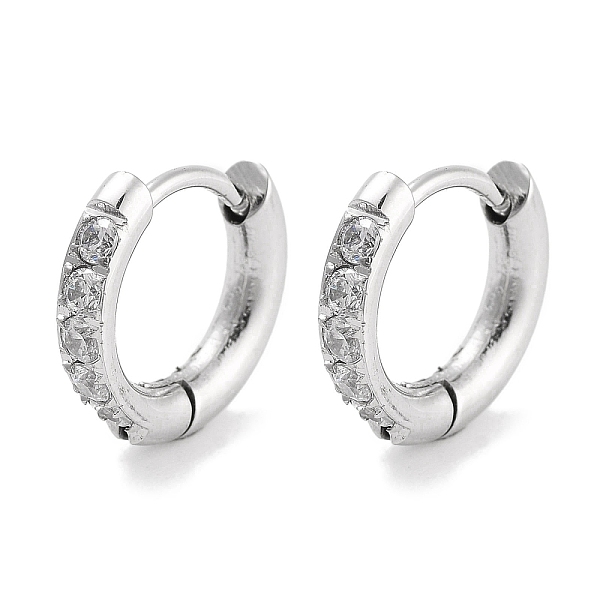 PandaHall 304 Stainless Steel Micro Pave Clear Cubic Zirconia Huggie Hoop Earrings, with 316 Stainless Steel Pins, Stainless Steel Color...
PandaHall 304 Stainless Steel Micro Pave Clear Cubic Zirconia Huggie Hoop Earrings, with 316 Stainless Steel Pins, Stainless Steel Color...