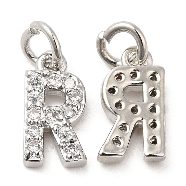 PandaHall Brass Micro Pave Grade AAA Cubic Zirconia Charms, Letter R, Cadmium Free & Nickel Free & Lead Free, Real Platinum Plated..., Clear
PandaHall Brass Micro Pave Grade AAA Cubic Zirconia Charms, Letter R, Cadmium Free & Nickel Free & Lead Free, Real Platinum Plated..., Clear