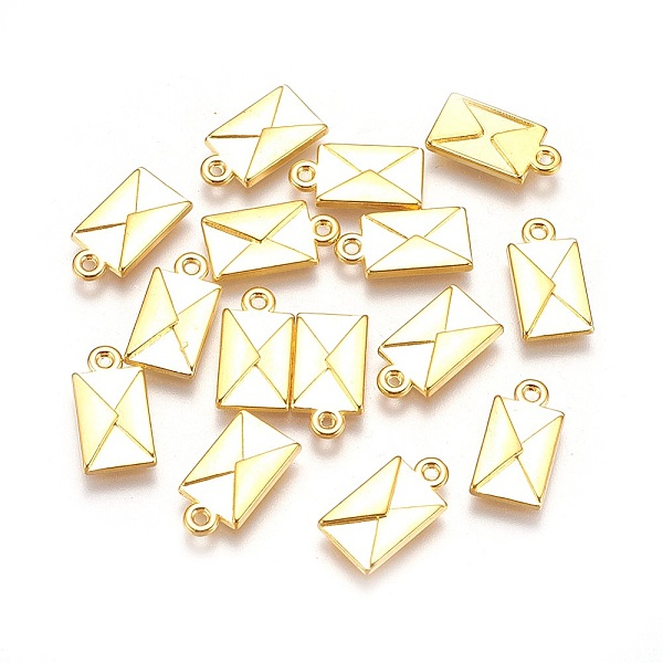 PandaHall Alloy Charms, Envelope, Golden, Lead Free & Cadmium Free & Nickel Free, about 16.5mm long, 9mm wide, 2mm thick, hole: 1.5mm Alloy...
PandaHall Alloy Charms, Envelope, Golden, Lead Free & Cadmium Free & Nickel Free, about 16.5mm long, 9mm wide, 2mm thick, hole: 1.5mm Alloy...