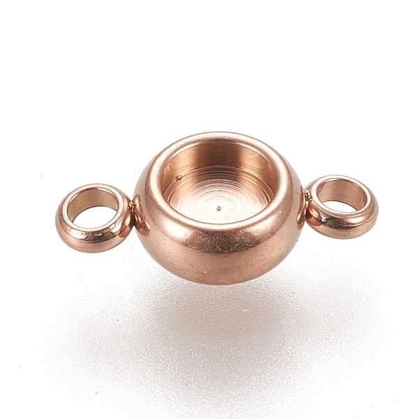 PandaHall Ion Plating(IP) 304 Stainless Steel Links Connectors Settings, Plain Edge Bezel Cups, Flat Round, Rose Gold, Tray: 4mm, 12x6.5x3mm...
PandaHall Ion Plating(IP) 304 Stainless Steel Links Connectors Settings, Plain Edge Bezel Cups, Flat Round, Rose Gold, Tray: 4mm, 12x6.5x3mm...