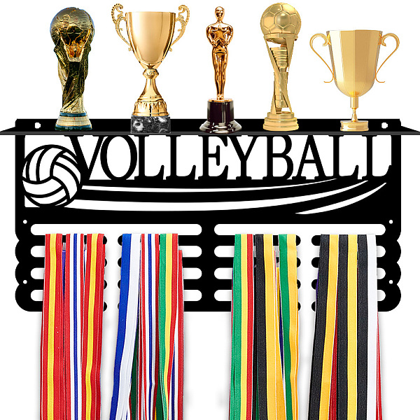 PandaHall Iron Medal Holder & Tray, Medal Display Hanger Rack, Medal Holder Frame, with Screw, Volleyball, 100x380x10mm & 200x400mm, Hole..., Black
PandaHall Iron Medal Holder & Tray, Medal Display Hanger Rack, Medal Holder Frame, with Screw, Volleyball, 100x380x10mm & 200x400mm, Hole..., Black