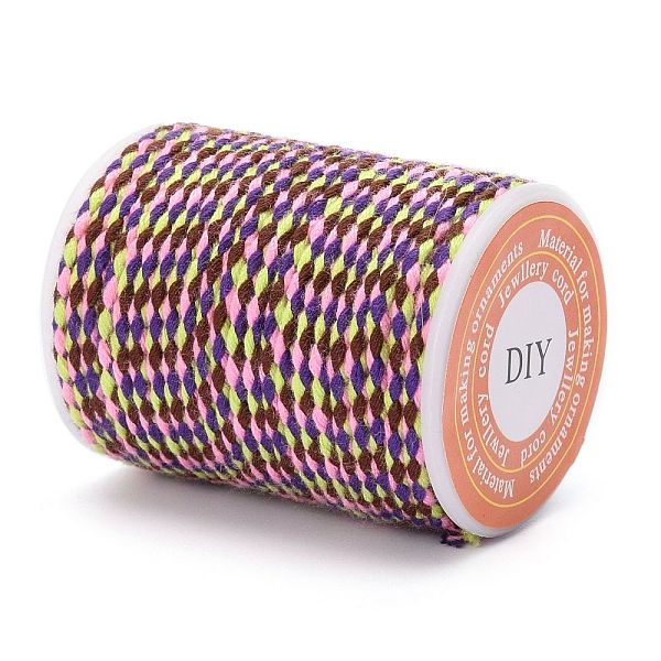 PandaHall 4-Ply Polycotton Cord, Handmade Macrame Cotton Rope, for String Wall Hangings Plant Hanger, DIY Craft String Knitting, Colorful...
PandaHall 4-Ply Polycotton Cord, Handmade Macrame Cotton Rope, for String Wall Hangings Plant Hanger, DIY Craft String Knitting, Colorful...