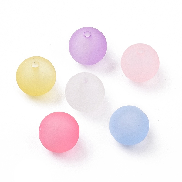 PandaHall Transparent Acrylic Beads, Rubberized Style, Frosted, Round, Mixed Color, 16x15mm, Hole: 2.8mm Acrylic Round Multicolor
PandaHall Transparent Acrylic Beads, Rubberized Style, Frosted, Round, Mixed Color, 16x15mm, Hole: 2.8mm Acrylic Round Multicolor