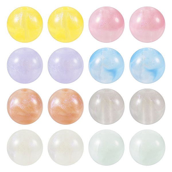 PandaHall 80Pcs 8 Colors Opaque Acrylic Beads, Glitter Beads, Round, Mixed Color, 10.5~11mm, Hole: 2mm, 10pcs/color Acrylic Round..., Multicolor
PandaHall 80Pcs 8 Colors Opaque Acrylic Beads, Glitter Beads, Round, Mixed Color, 10.5~11mm, Hole: 2mm, 10pcs/color Acrylic Round..., Multicolor