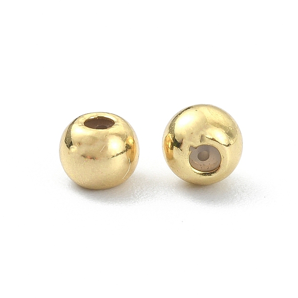 PandaHall Brass Beads, with Rubber Inside, Slider Beads, Stopper Beads, Round, Real 18K Gold Plated, 4x3mm, Hole: 0.7mm Brass Round
PandaHall Brass Beads, with Rubber Inside, Slider Beads, Stopper Beads, Round, Real 18K Gold Plated, 4x3mm, Hole: 0.7mm Brass Round
