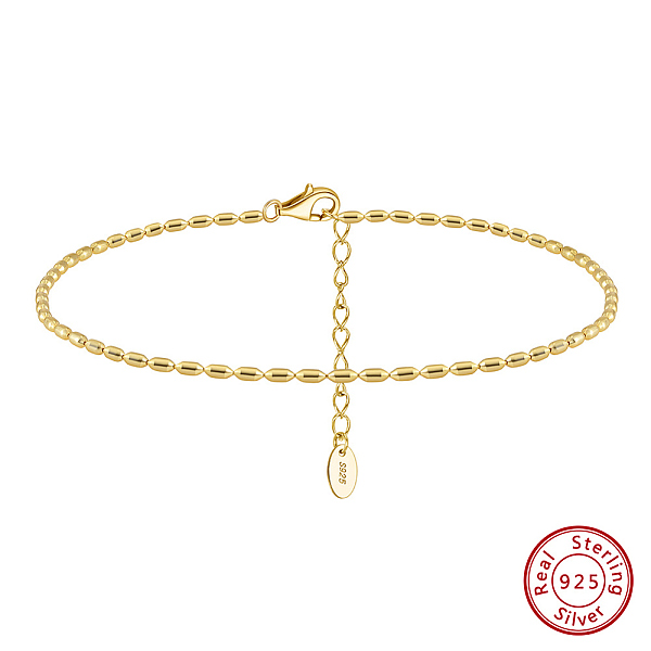 PandaHall 925 Sterling Silver Anklet, Real 14K Gold Plated, 8-5/8 inch(21.8cm) Sterling Silver
PandaHall 925 Sterling Silver Anklet, Real 14K Gold Plated, 8-5/8 inch(21.8cm) Sterling Silver