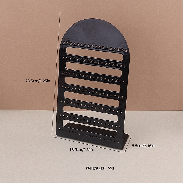 PandaHall 7-Tier 126-Hole Acrylic Earring Organizer Display Stands, Jewelry Holder for Earring Storage, Black, 13.5x5.5x23.5cm Acrylic Black
PandaHall 7-Tier 126-Hole Acrylic Earring Organizer Display Stands, Jewelry Holder for Earring Storage, Black, 13.5x5.5x23.5cm Acrylic Black