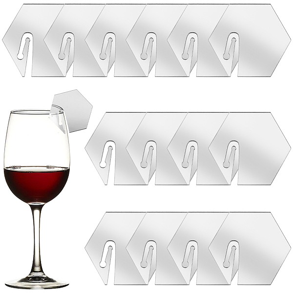 PandaHall SUNNYCLUE Acrylic Mirror Wine Glass Charms, Goblet Marker, Silver, Hexagon, 45x49.5x1.5mm, 20pcs/box Acrylic Hexagon Silver
PandaHall SUNNYCLUE Acrylic Mirror Wine Glass Charms, Goblet Marker, Silver, Hexagon, 45x49.5x1.5mm, 20pcs/box Acrylic Hexagon Silver