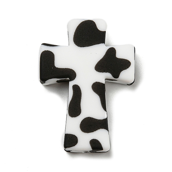 PandaHall Cross with Cow Silicone Focal Beads, Chewing Beads For Teethers, DIY Nursing Necklaces Making, Black, 35x25x8mm, Hole: 2mm...
PandaHall Cross with Cow Silicone Focal Beads, Chewing Beads For Teethers, DIY Nursing Necklaces Making, Black, 35x25x8mm, Hole: 2mm...