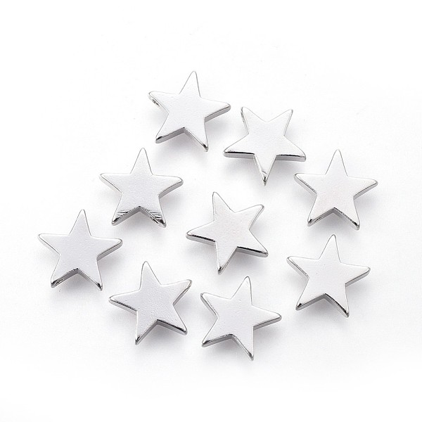 PandaHall Brass Charms, Long-Lasting Plated, Star, Real Platinum Plated, 11.5x12x2.5mm, Hole: 1.2mm Brass Star
PandaHall Brass Charms, Long-Lasting Plated, Star, Real Platinum Plated, 11.5x12x2.5mm, Hole: 1.2mm Brass Star