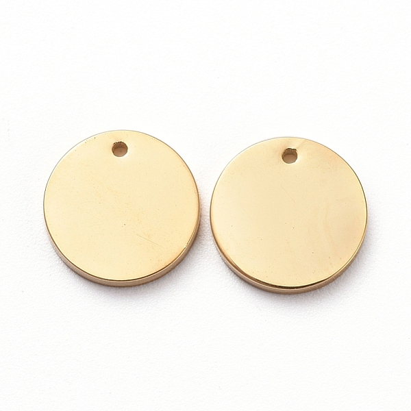 PandaHall Vacuum Plating 304 Stainless Steel Stamping Blank Tag Charms, Manual Polishing, Flat Round, Golden, 8x1mm, Hole: 0.7mm 304...
PandaHall Vacuum Plating 304 Stainless Steel Stamping Blank Tag Charms, Manual Polishing, Flat Round, Golden, 8x1mm, Hole: 0.7mm 304...