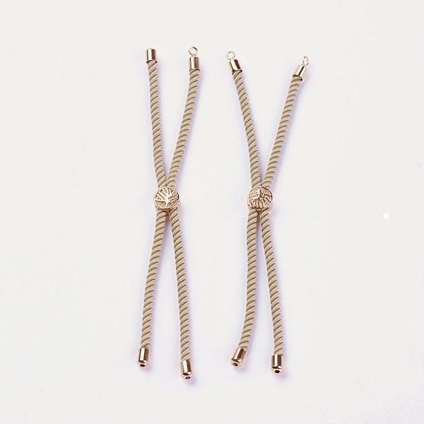 PandaHall Nylon Twisted Cord Bracelet Making, Slider Bracelet Making, with Brass Findings, Long-Lasting Plated, Cadmium Free & Lead Free..., Brown
PandaHall Nylon Twisted Cord Bracelet Making, Slider Bracelet Making, with Brass Findings, Long-Lasting Plated, Cadmium Free & Lead Free..., Brown