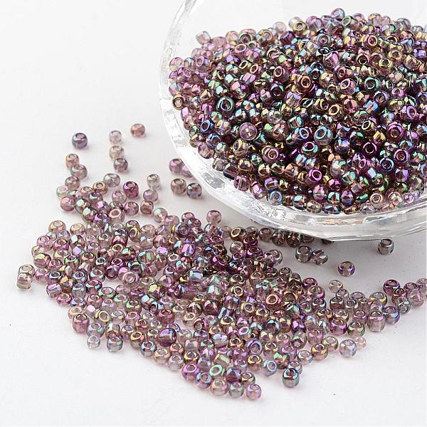 PandaHall Round Glass Seed Beads, Trans. Colors Rainbow, Misty Rose, Size: about 3mm in diameter, hole: 1mm, about 1102pcs/50g Glass Red
PandaHall Round Glass Seed Beads, Trans. Colors Rainbow, Misty Rose, Size: about 3mm in diameter, hole: 1mm, about 1102pcs/50g Glass Red