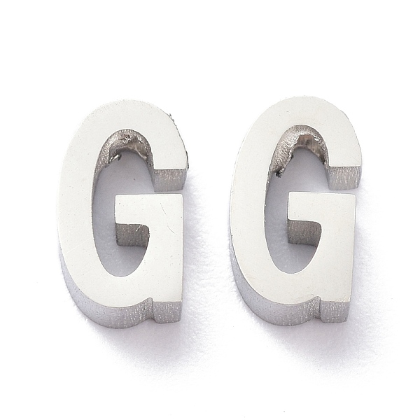 PandaHall 304 Stainless Steel Charms, Alphabet, Stainless Steel Color, Letter.G, 8.5x5x3mm, Hole: 1.8mm 304 Stainless Steel Letter G
PandaHall 304 Stainless Steel Charms, Alphabet, Stainless Steel Color, Letter.G, 8.5x5x3mm, Hole: 1.8mm 304 Stainless Steel Letter G