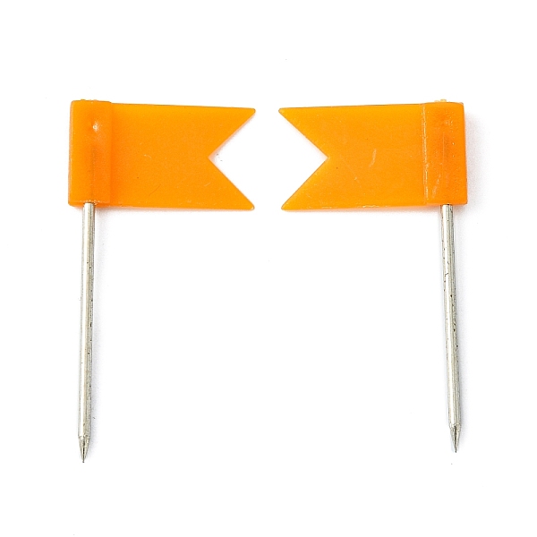 PandaHall Plastic Map Pins, Drawing Push Pins, Flag Thumbtack, Office & School Supplies, with Steel Pins, Orange, Flag: 18x11mm, Pin: 23mm...
PandaHall Plastic Map Pins, Drawing Push Pins, Flag Thumbtack, Office & School Supplies, with Steel Pins, Orange, Flag: 18x11mm, Pin: 23mm...