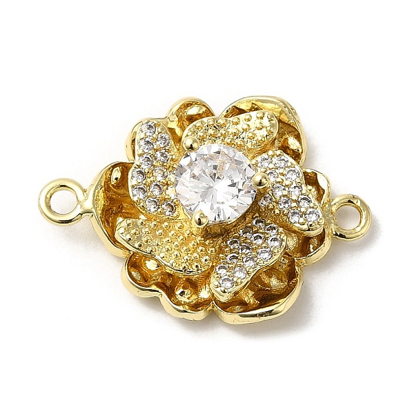 PandaHall Rack Plating Brass Pave Clear Cubic Zirconia Flower Links Connector Charms, Cadmium Free & Lead Free, Long-Lasting Plated, Golden...
PandaHall Rack Plating Brass Pave Clear Cubic Zirconia Flower Links Connector Charms, Cadmium Free & Lead Free, Long-Lasting Plated, Golden...