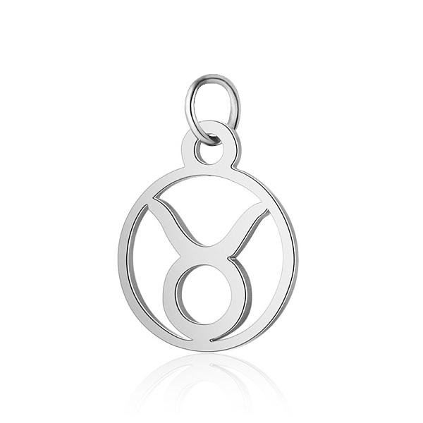 PandaHall 304 Stainless Steel Charms, with Jump Rings, Polished, Flat Round with Constellation, Taurus, 13x11x1mm, Hole: 2.5mm 304 Stainless...
PandaHall 304 Stainless Steel Charms, with Jump Rings, Polished, Flat Round with Constellation, Taurus, 13x11x1mm, Hole: 2.5mm 304 Stainless...
