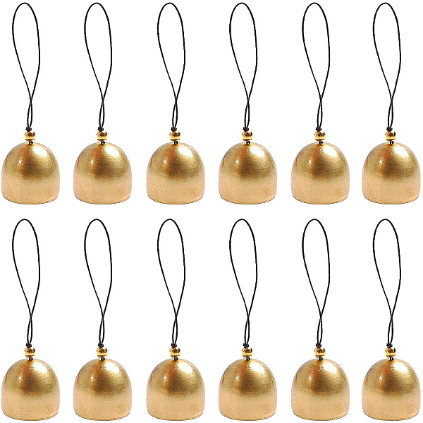 PandaHall Brass Small Bell Pendant Decorations, for Christmas Tree Party Decor Bells, Golden, 28.5mm Brass Bell Black
PandaHall Brass Small Bell Pendant Decorations, for Christmas Tree Party Decor Bells, Golden, 28.5mm Brass Bell Black
