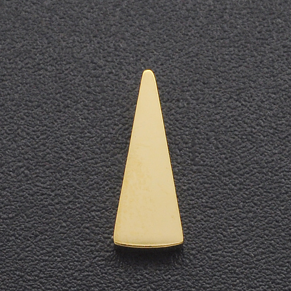 PandaHall 201 Stainless Steel Charms, for Simple Necklaces Making, Stamping Blank Tag, Laser Cut, Triangle, Golden, 10x4x3mm, Hole: 1.6mm...
PandaHall 201 Stainless Steel Charms, for Simple Necklaces Making, Stamping Blank Tag, Laser Cut, Triangle, Golden, 10x4x3mm, Hole: 1.6mm...