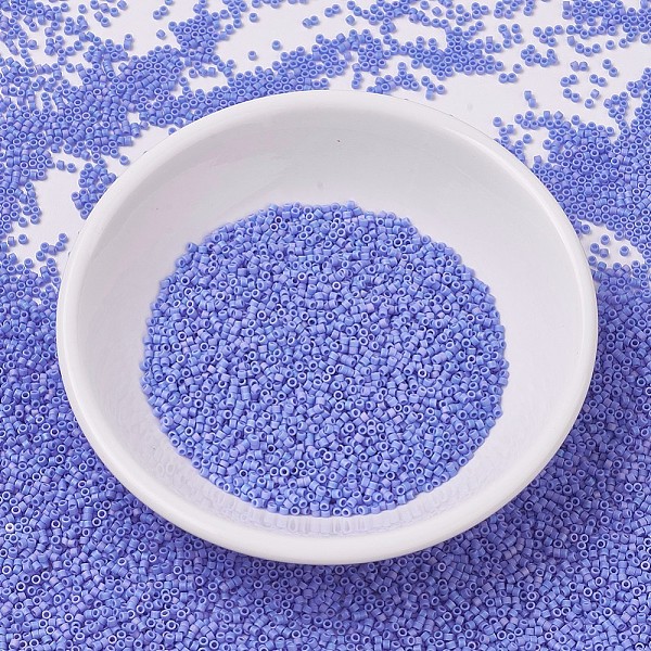 PandaHall MIYUKI Delica Beads Small, Cylinder, Japanese Seed Beads, 15/0, (DBS0881) Matte Opaque Periwinkle AB, 1.1x1.3mm, Hole: 0.7mm..., Blue
PandaHall MIYUKI Delica Beads Small, Cylinder, Japanese Seed Beads, 15/0, (DBS0881) Matte Opaque Periwinkle AB, 1.1x1.3mm, Hole: 0.7mm..., Blue