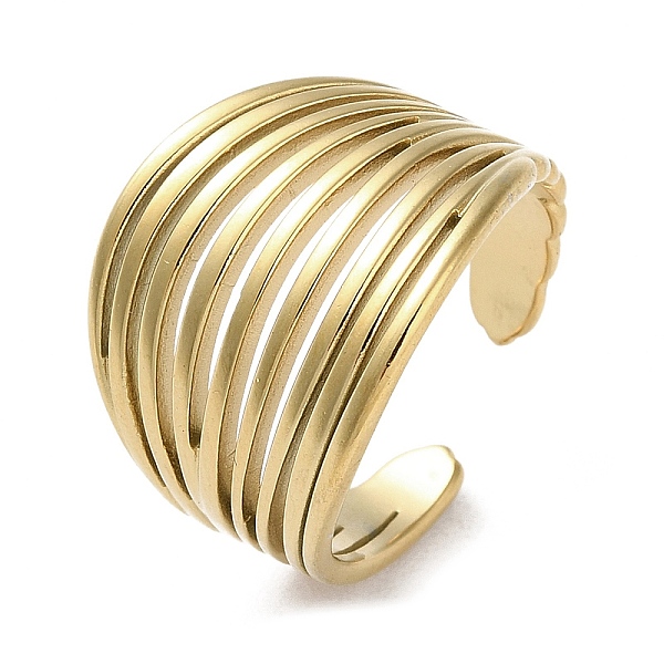 PandaHall 304 Stainless Steel Finger Rings, Real 18K Gold Plated, US Size 7 3/4(17.9mm) 304 Stainless Steel
PandaHall 304 Stainless Steel Finger Rings, Real 18K Gold Plated, US Size 7 3/4(17.9mm) 304 Stainless Steel