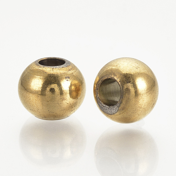 PandaHall Vacuum Plating 304 Stainless Steel Beads, Round, Golden, 4x3mm, Hole: 1.5mm 304 Stainless Steel Round
PandaHall Vacuum Plating 304 Stainless Steel Beads, Round, Golden, 4x3mm, Hole: 1.5mm 304 Stainless Steel Round