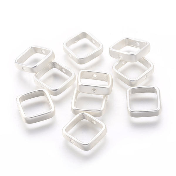 PandaHall Brass Bead Frames, Long-Lasting Plated, Lead Free & Cadmium Free & Nickel Free, Square, Matte Style, 925 Sterling Silver Plated...
PandaHall Brass Bead Frames, Long-Lasting Plated, Lead Free & Cadmium Free & Nickel Free, Square, Matte Style, 925 Sterling Silver Plated...