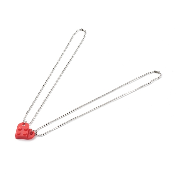 PandaHall Resin Building Blocks Pendant Necklaces, with 304 Stainless Steel Ball Chain, Red, 17.13 inch(435mm), 2pcs/set 304 Stainless Steel...
PandaHall Resin Building Blocks Pendant Necklaces, with 304 Stainless Steel Ball Chain, Red, 17.13 inch(435mm), 2pcs/set 304 Stainless Steel...