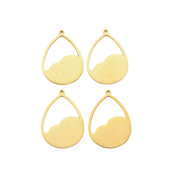 PandaHall 201 Stainless Steel Open Back Bezel Pendants, For DIY UV Resin, Epoxy Resin, Pressed Flower Jewelry, Laser Cut, Teardrop with...
PandaHall 201 Stainless Steel Open Back Bezel Pendants, For DIY UV Resin, Epoxy Resin, Pressed Flower Jewelry, Laser Cut, Teardrop with...