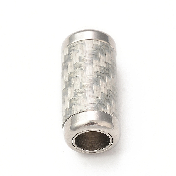 PandaHall 303 Stainless Steel Magnetic Clasps, Column, Stainless Steel Color, Silver, 21x10x10mm, Inner Diameter: 6mm and 7mm, Small Column...
PandaHall 303 Stainless Steel Magnetic Clasps, Column, Stainless Steel Color, Silver, 21x10x10mm, Inner Diameter: 6mm and 7mm, Small Column...