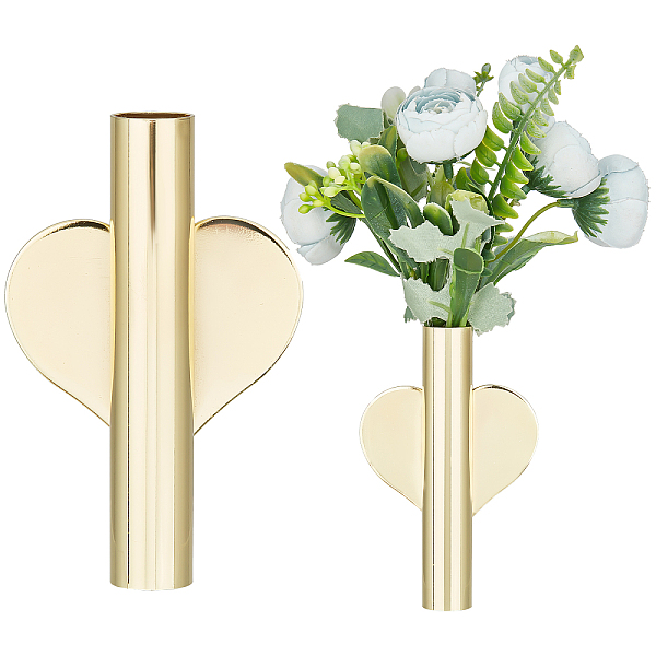 PandaHall GORGECRAFT 2PCS Heart Wall Vase Tubes Metal Stick On Wall-Mounted Gold Wall Decor Dried Flowers Mini Heart Shaped Plant Holder for...
PandaHall GORGECRAFT 2PCS Heart Wall Vase Tubes Metal Stick On Wall-Mounted Gold Wall Decor Dried Flowers Mini Heart Shaped Plant Holder for...