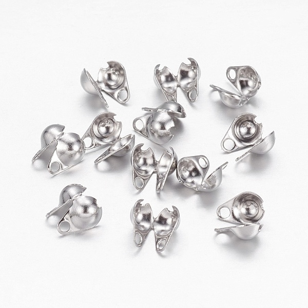 PandaHall 304 Stainless Steel Bead Tips, Calotte Ends, Clamshell Knot Cover, Stainless Steel Color, 6x4mm, Hole: 1mm 304 Stainless Steel
PandaHall 304 Stainless Steel Bead Tips, Calotte Ends, Clamshell Knot Cover, Stainless Steel Color, 6x4mm, Hole: 1mm 304 Stainless Steel
