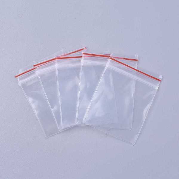 PandaHall Plastic Zip Lock Bags, Resealable Packaging Bags, Top Seal, Self Seal Bag, Rectangle, Clear, 40x30mm, Unilateral Thickness: 2.3...
PandaHall Plastic Zip Lock Bags, Resealable Packaging Bags, Top Seal, Self Seal Bag, Rectangle, Clear, 40x30mm, Unilateral Thickness: 2.3...