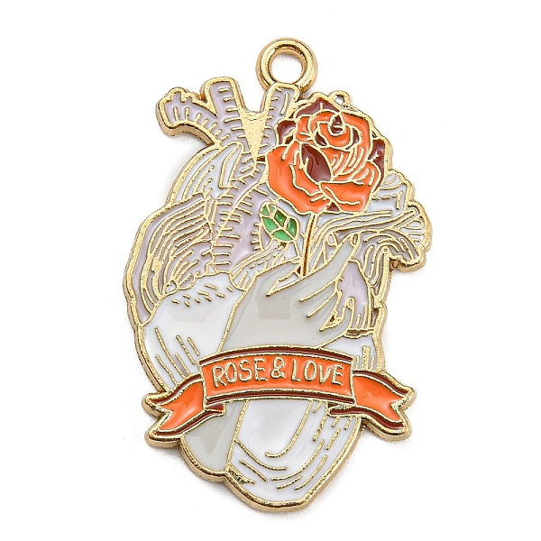 PandaHall Alloy Enamel Pendants, Golden, Heart Charm, Flower, 33~33.5x21~21.5x1.3~1.4mm, Hole: 1.8mm Alloy+Enamel Flower
PandaHall Alloy Enamel Pendants, Golden, Heart Charm, Flower, 33~33.5x21~21.5x1.3~1.4mm, Hole: 1.8mm Alloy+Enamel Flower