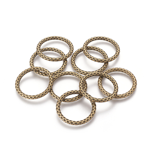 PandaHall Tibetan Style Linking Rings, Ronedelle, Antique Bronze, Lead Free & Cadmium Free & Nickel Free, 36.5x36.5x4mm Alloy Ring
PandaHall Tibetan Style Linking Rings, Ronedelle, Antique Bronze, Lead Free & Cadmium Free & Nickel Free, 36.5x36.5x4mm Alloy Ring