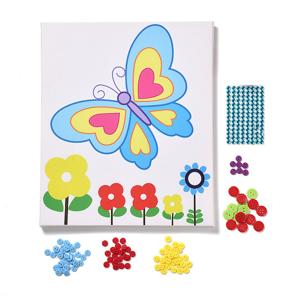 PandaHall Creative DIY Butterfly Pattern Resin Button Art, with Canvas Painting Paper and Wood Frame, Educational Craft Painting Sticky Toys...
PandaHall Creative DIY Butterfly Pattern Resin Button Art, with Canvas Painting Paper and Wood Frame, Educational Craft Painting Sticky Toys...