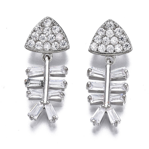 PandaHall Brass Micro Pave Clear Cubic Zirconia Pendants, Fish, Platinum, 24x9x5mm, Hole: 2.5x5mm Brass+Cubic Zirconia Fish Clear
PandaHall Brass Micro Pave Clear Cubic Zirconia Pendants, Fish, Platinum, 24x9x5mm, Hole: 2.5x5mm Brass+Cubic Zirconia Fish Clear