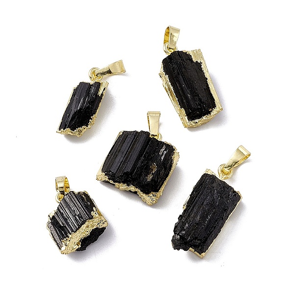 PandaHall Natural Black Tourmaline Pendants, Nuggets Charms, with Brass Findings, Cadmium Free & Lead Free, Golden, 16~27.5x9.5~17x7~11.5mm...
PandaHall Natural Black Tourmaline Pendants, Nuggets Charms, with Brass Findings, Cadmium Free & Lead Free, Golden, 16~27.5x9.5~17x7~11.5mm...