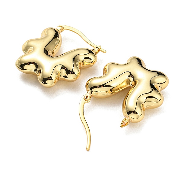 PandaHall Flower Hoop Earrings, Brass Jewelry for Women, Cadmium Free & Lead Free, Real 18K Gold Plated, 28x7.5mm Brass Flower
PandaHall Flower Hoop Earrings, Brass Jewelry for Women, Cadmium Free & Lead Free, Real 18K Gold Plated, 28x7.5mm Brass Flower