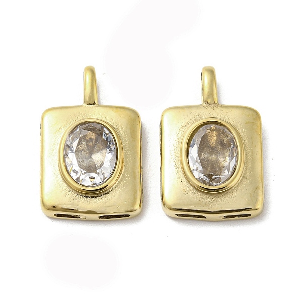 PandaHall 304 Stainless Steel Pendants, with Crystal Rhinestone, Rectangle Charms, Real 14K Gold Plated, 20x12.5x4mm, Hole: 4.5mm Stainless..., Clear
PandaHall 304 Stainless Steel Pendants, with Crystal Rhinestone, Rectangle Charms, Real 14K Gold Plated, 20x12.5x4mm, Hole: 4.5mm Stainless..., Clear
