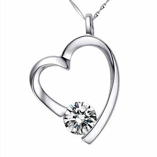 PandaHall Heart Real Platinum Plated Brass Cubic Zirconia Pendants, 21.5x17x4mm, Hole: 2x3.5mm Brass+Cubic Zirconia Heart
PandaHall Heart Real Platinum Plated Brass Cubic Zirconia Pendants, 21.5x17x4mm, Hole: 2x3.5mm Brass+Cubic Zirconia Heart
